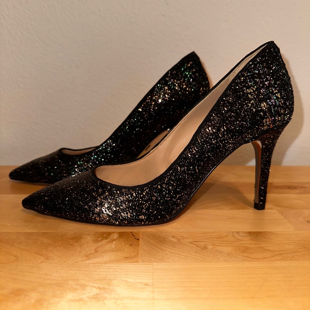 Black Sparkly Heels